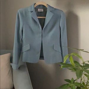 Akris Punto Sumptuous Aqua Jacket 4